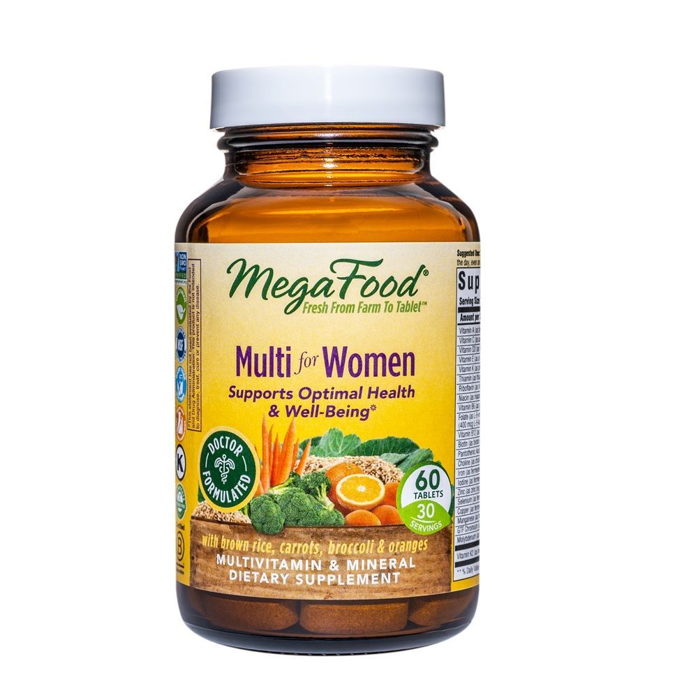 MegaFood Multi For Women Tablets 60&#039;s,Expiry Date:August-2022