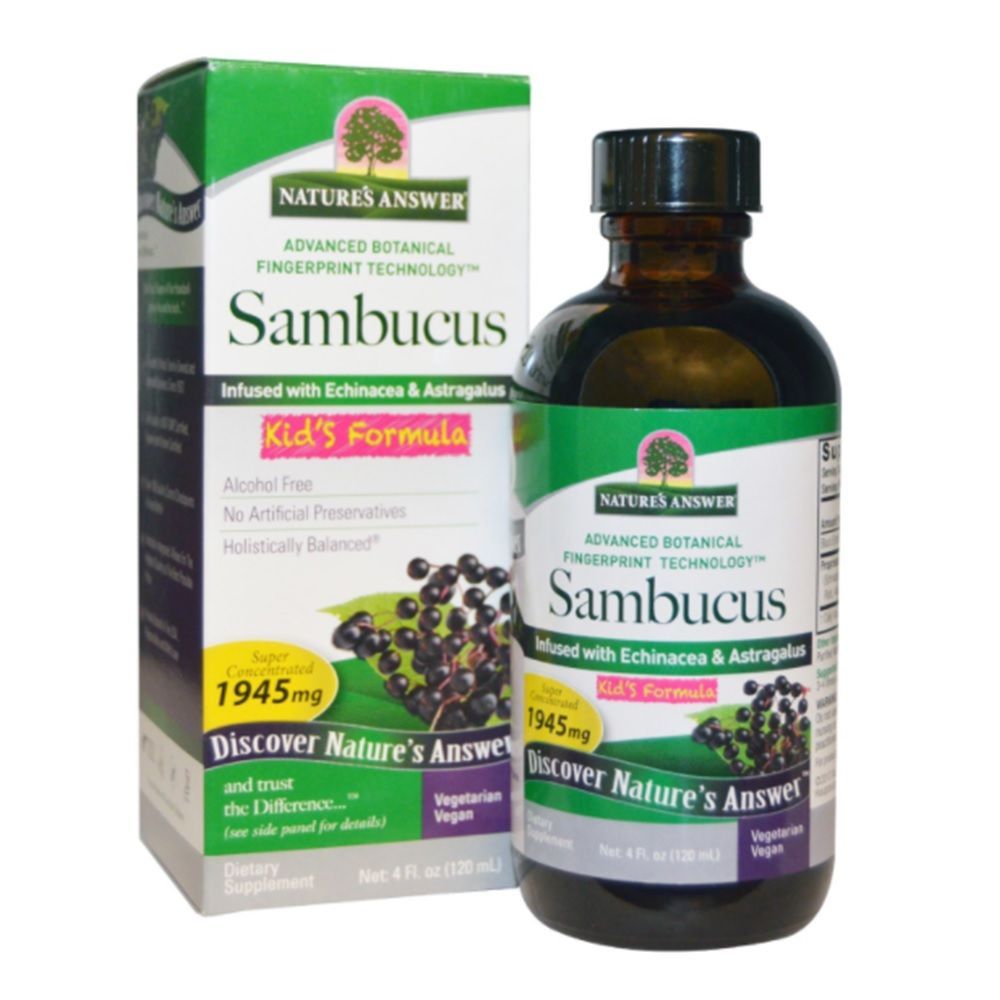 Nature&#039;s Answer Sambucus Kids Syrup 120 mL