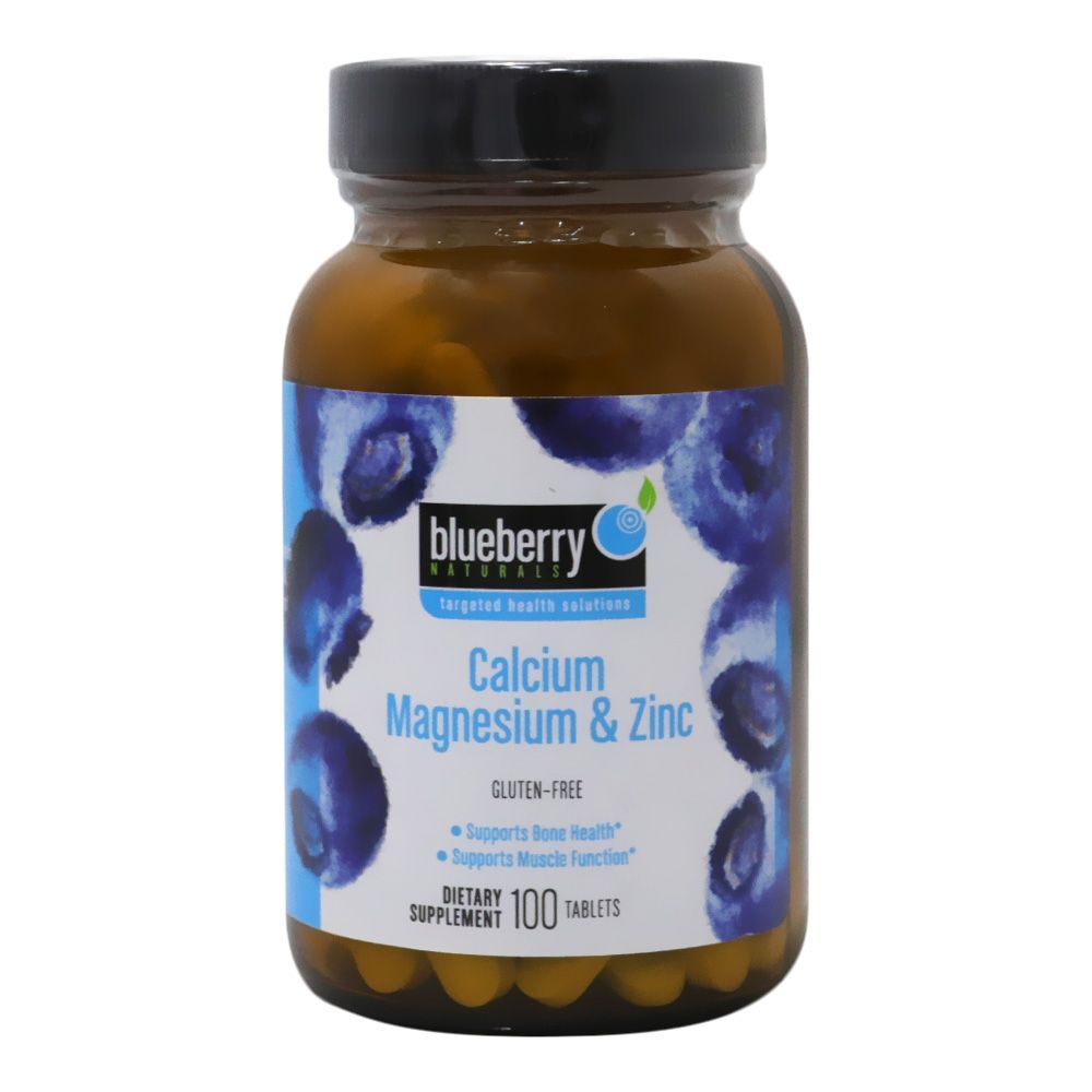 Blueberry Naturals Calcium Magnesium &amp; Zinc Tablet 100&#039;s