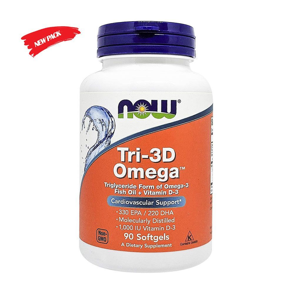 Now Tri-3D Omega Softgels 90&#039;s