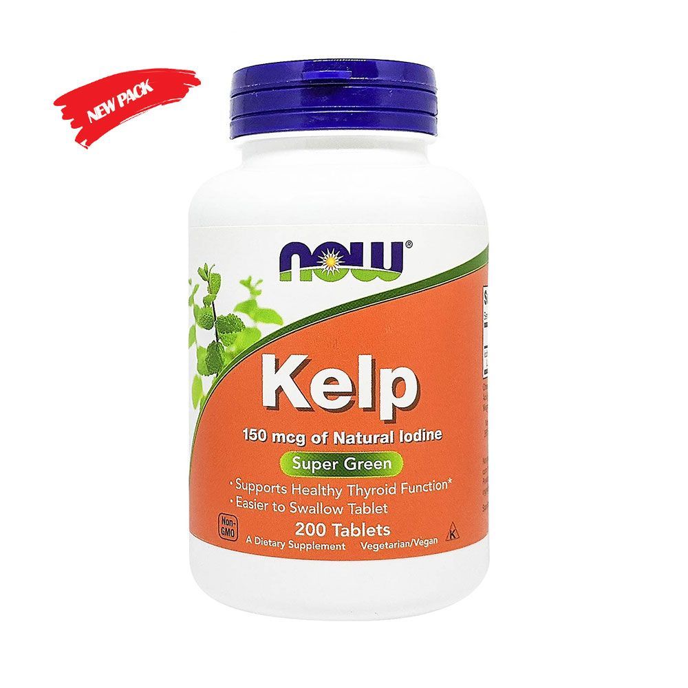 Now Kelp Iodine 150 mcg Tablets 200&#039;s