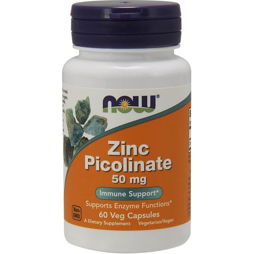 Now Zinc Picolinate 50 mg Capsules 60&#039;s