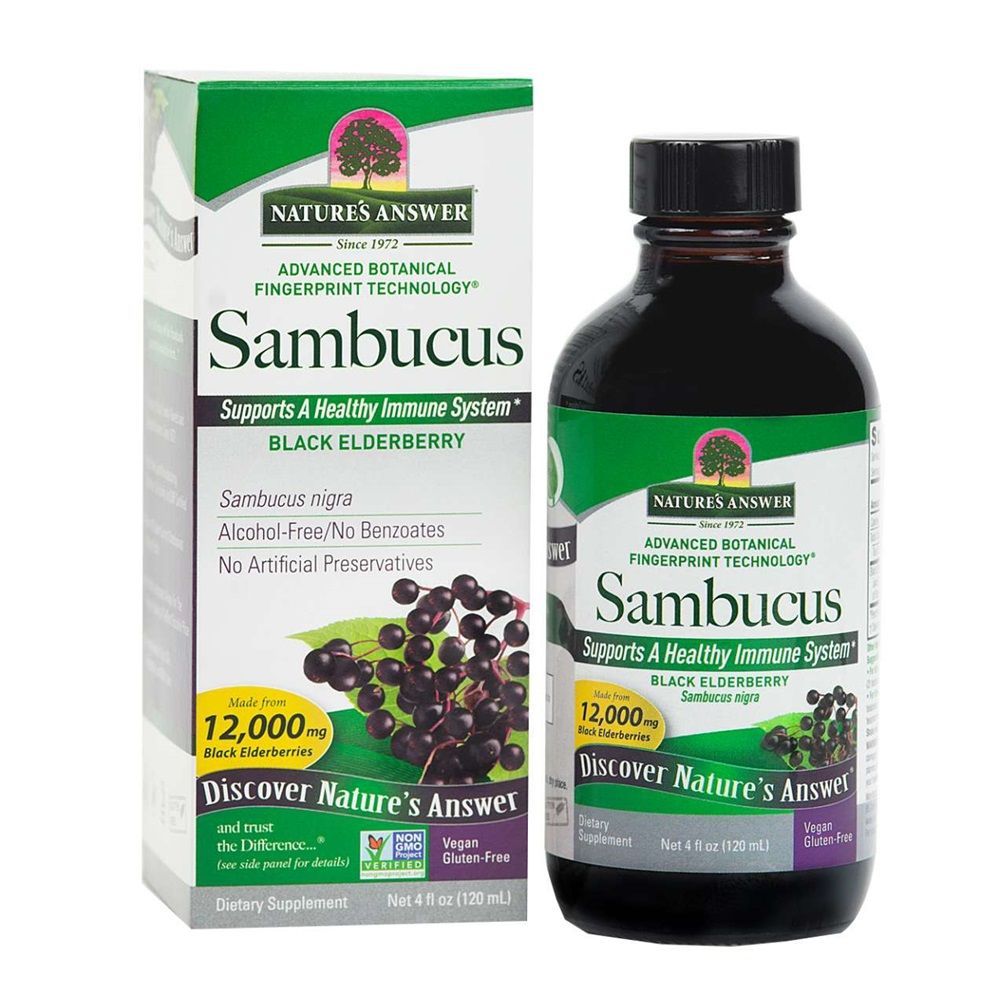 Nature&#039;s Answer Sambucus Original Syrup 120 mL