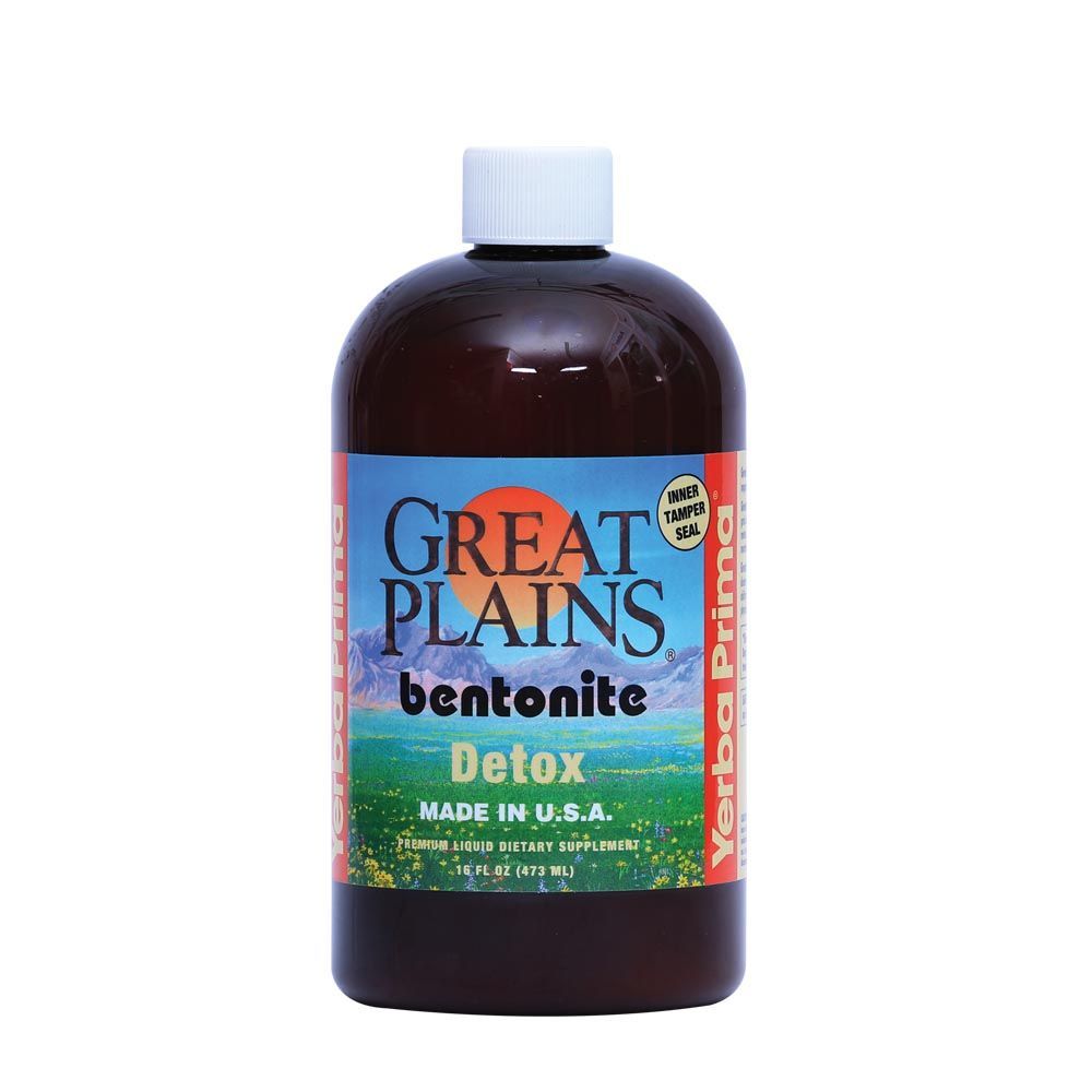 Yerba Prima Great Plains Bentonite 16 fl oz, 473 mL