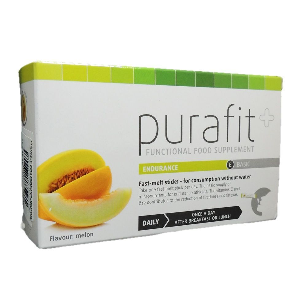 Purafit Endurance E Basic Fast Melt Stick Melon 14&#039;s