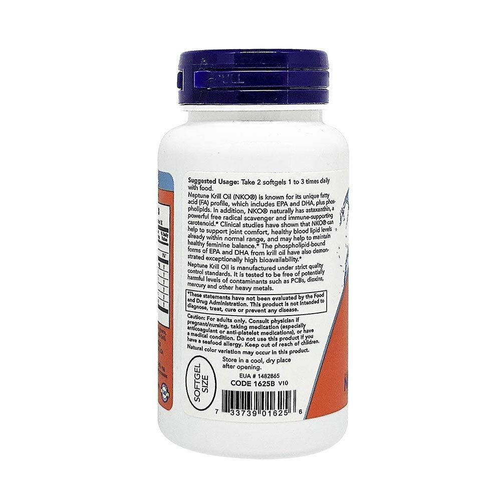 Now Neptune Krill Oil 500 mg Softgels 60&#039;s