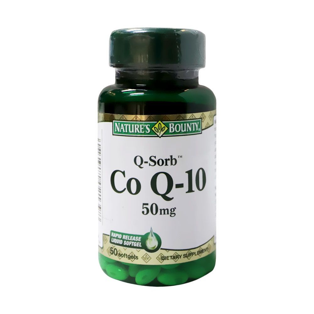 Nature&#039;s Bounty Q-Sorb CoQ-10 50 mg Softgel 50&#039;s