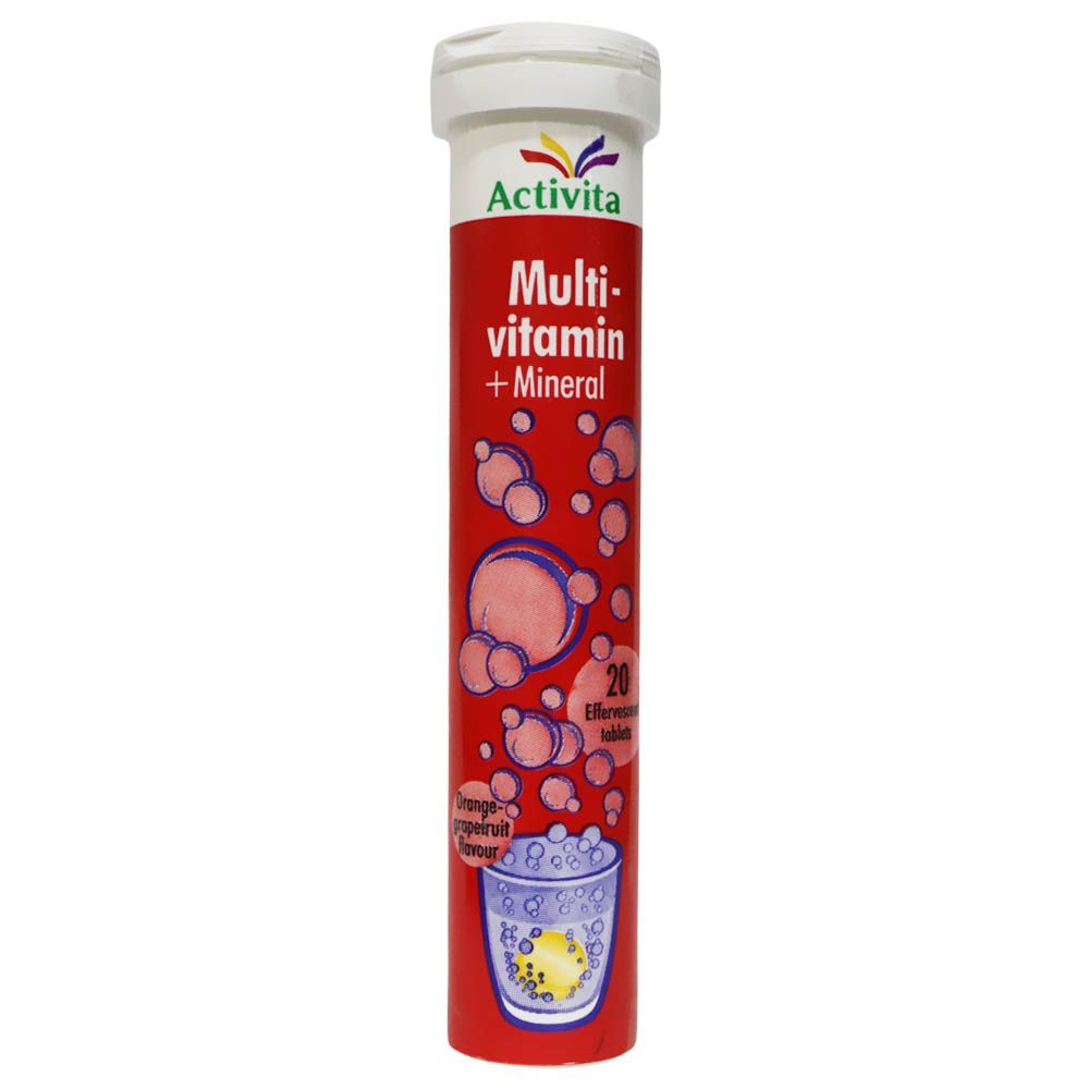 Activita Multi-vitamin + Mineral Effervescent Tablets 20&#039;s