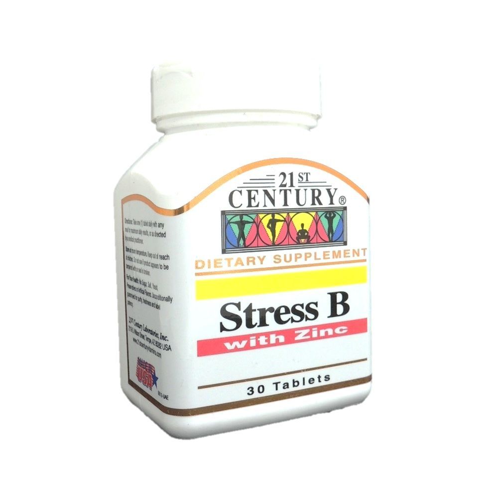 21st Century Stress B with Zinc Tablets 30&#039;s
