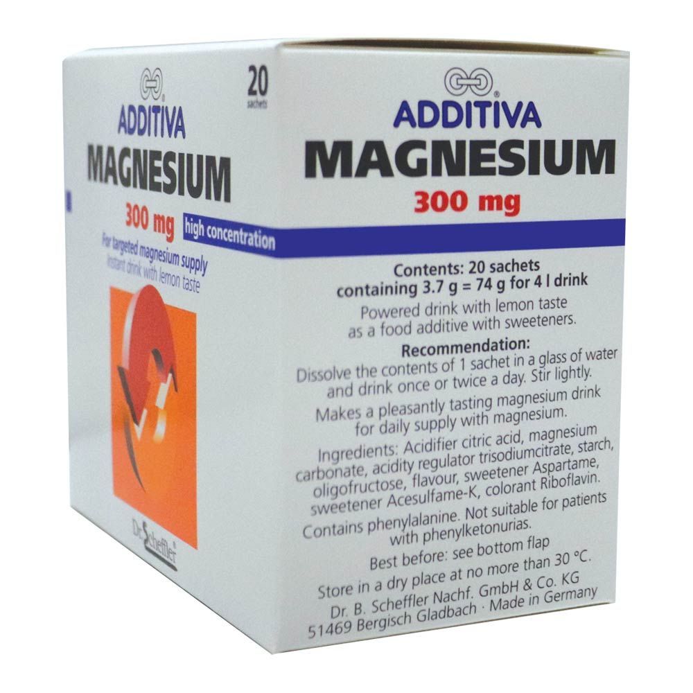 Additiva Magnesium 300 mg Sachets 20&#039;s