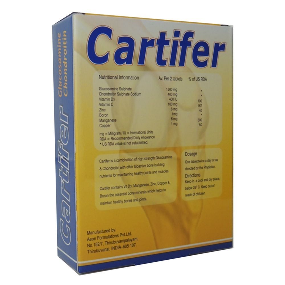 Cartifer Tablets 30&#039;s