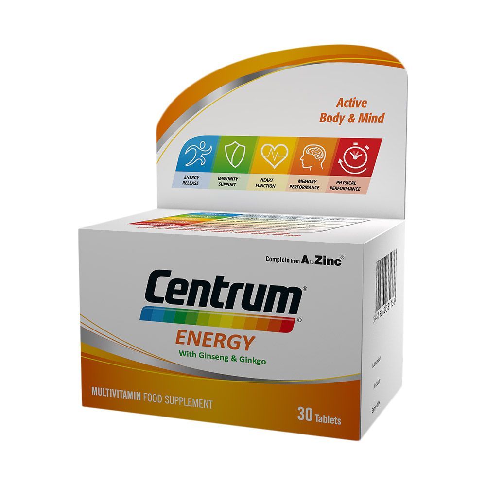 Centrum Energy Tablets 30&#039;s