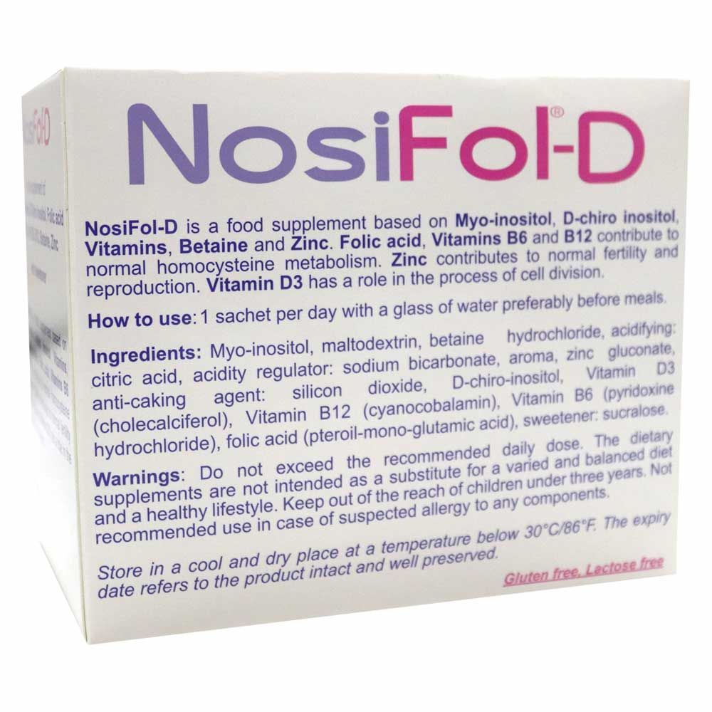 Nosifol-D Powder Food Supplement Sachet 4 g 30&#039;s