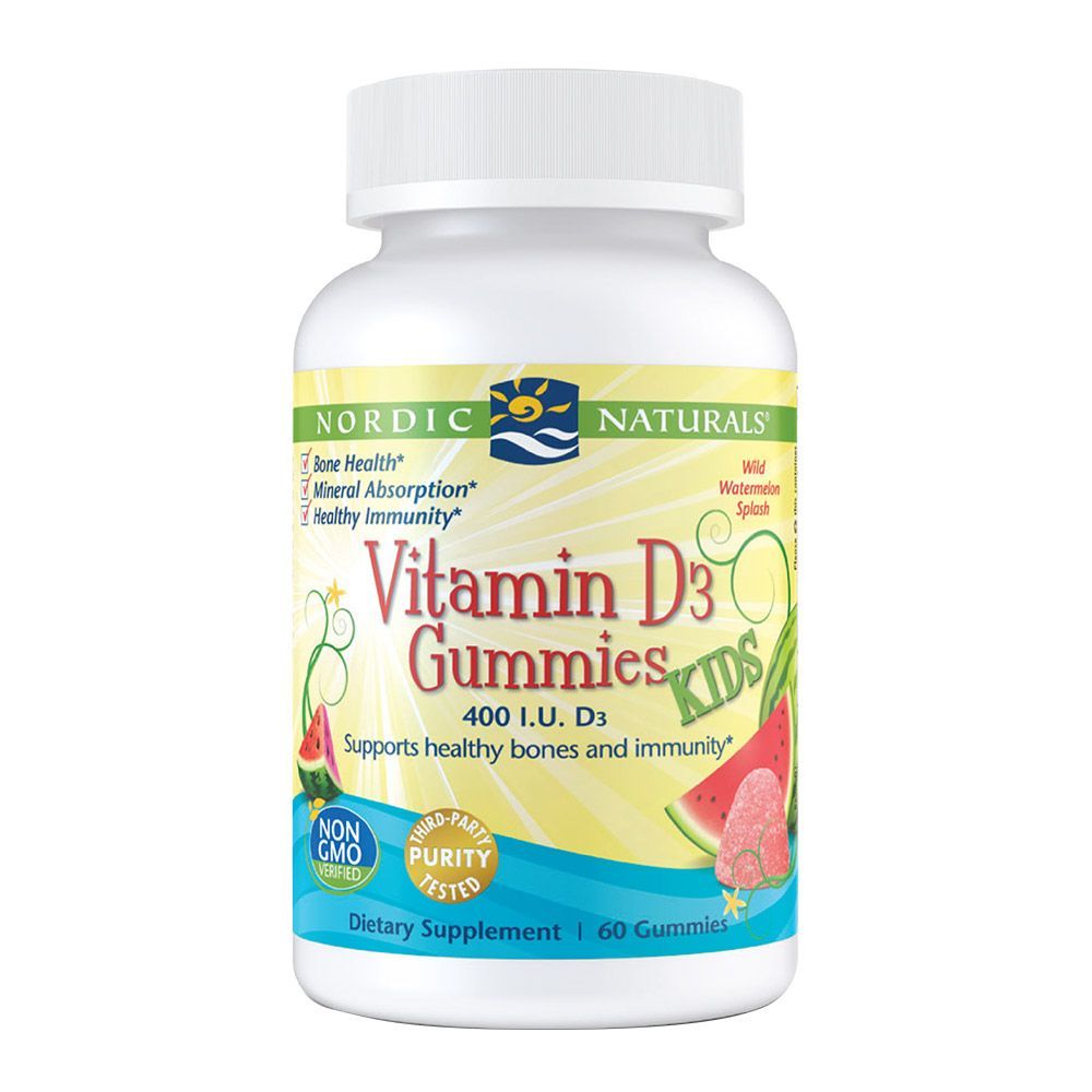 Nordic Naturals Kids Vitamin D3 400 IU Gummies 60&#039;s