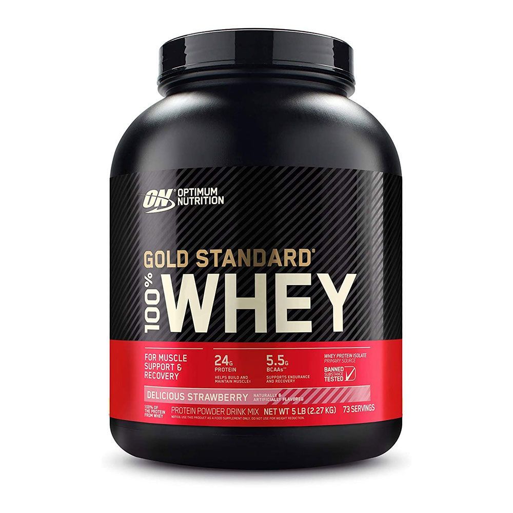 ON Gold Standard 100% Whey Delicious Strawberry 5 lb