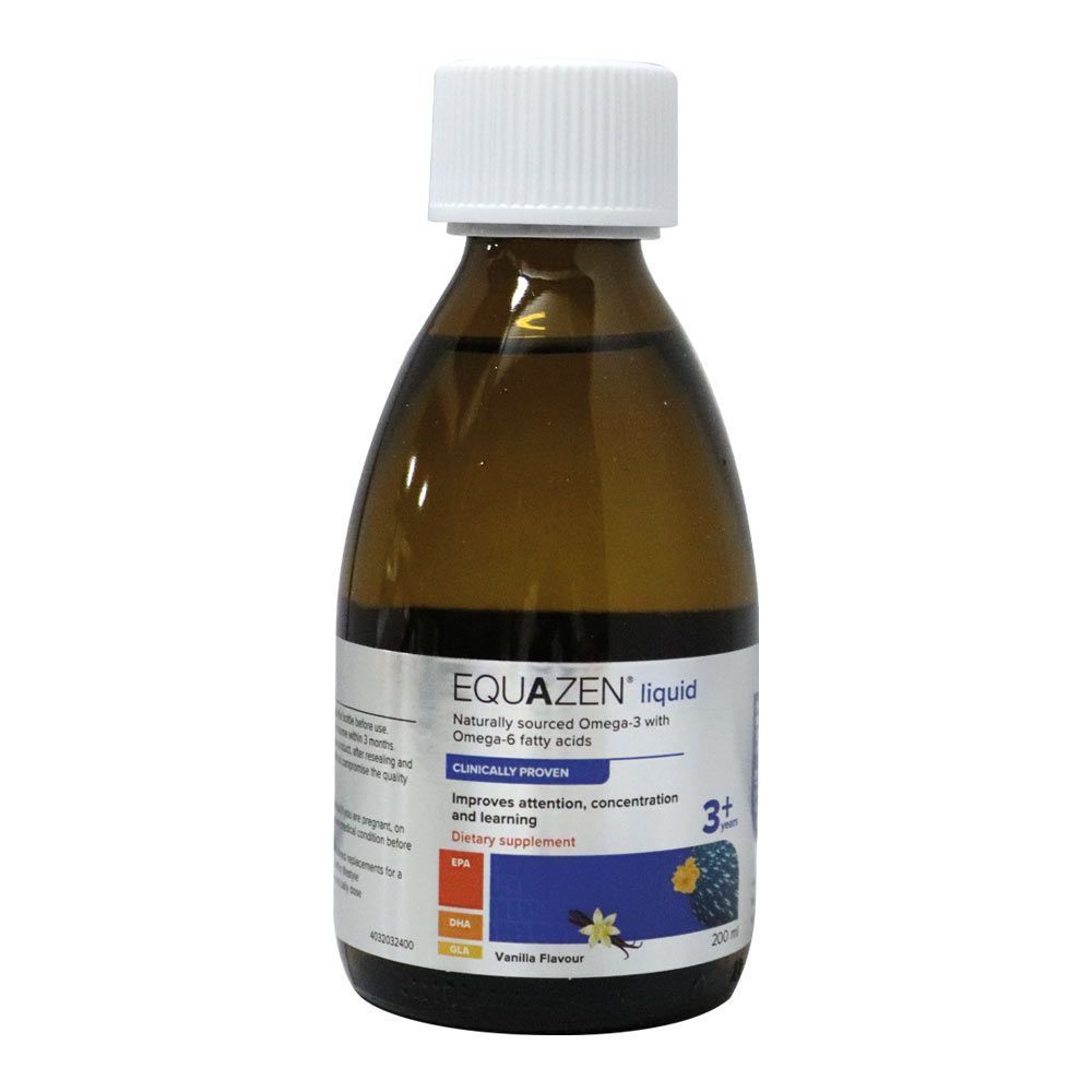 Equazen® Omega-3 &amp; Omega-6 fatty acids for 3+ years Liquid 200 mL