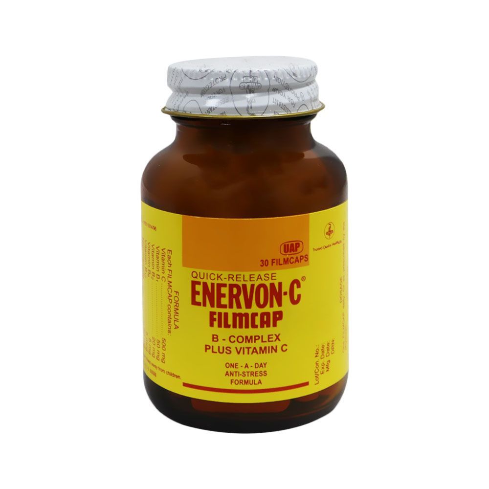 Enervon-C B Complex plus Vitamin C Filmcaps 30&#039;s