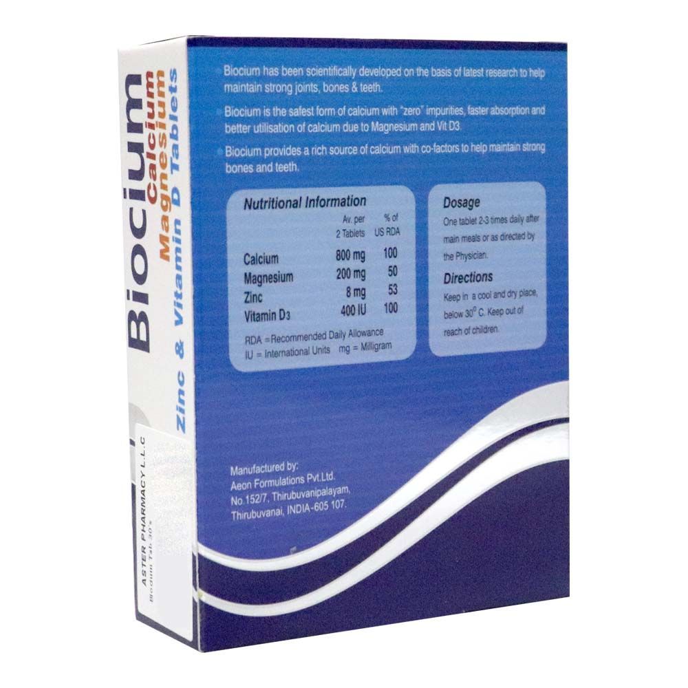 Biocium Tablets 30&#039;s