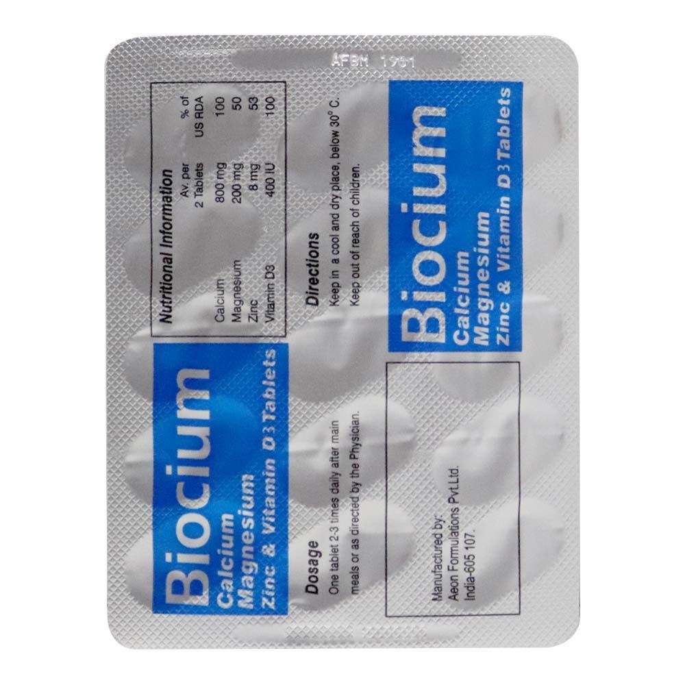 Biocium Tablets 30&#039;s