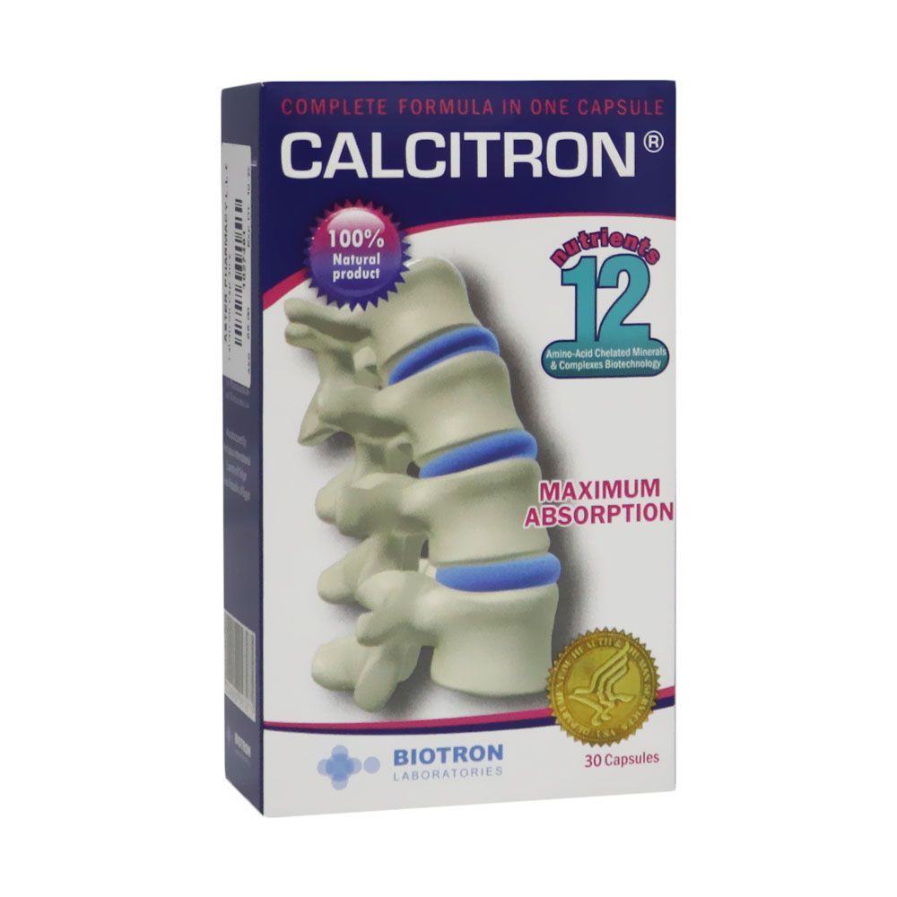 Calcitron Capsules 30&#039;s