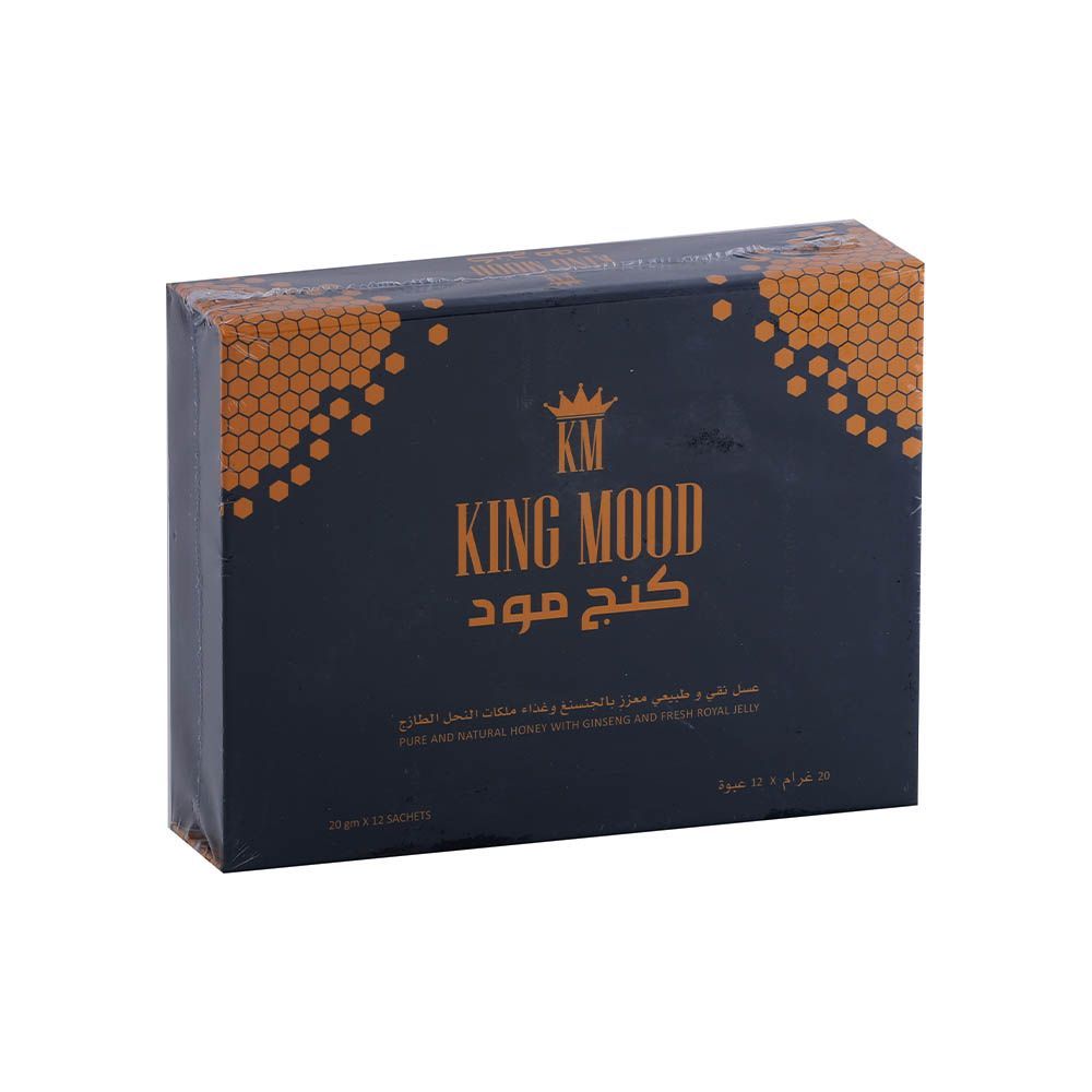 King Mood Honey, Ginseng &amp; Royal Jelly Sachet 20 g 12&#039;s