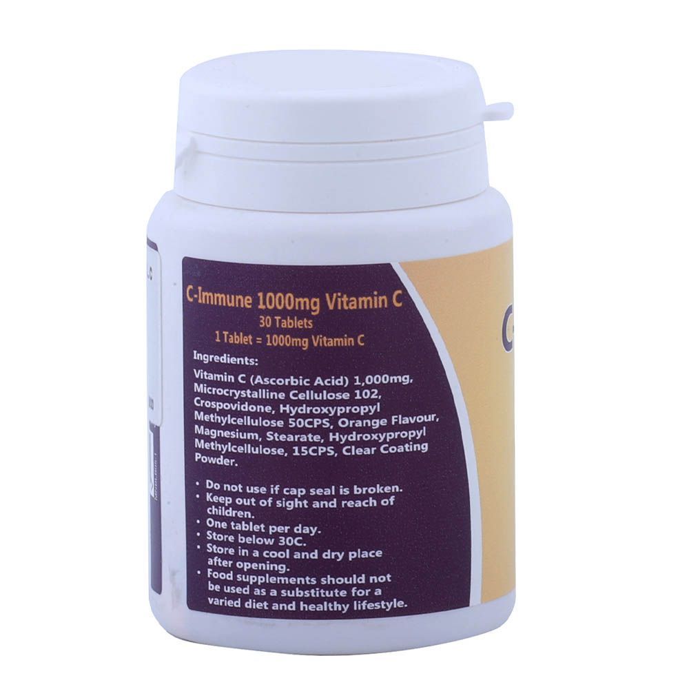 MNB C-Immune Vitamin C 1 g Film Coated Tablet 30&#039;s