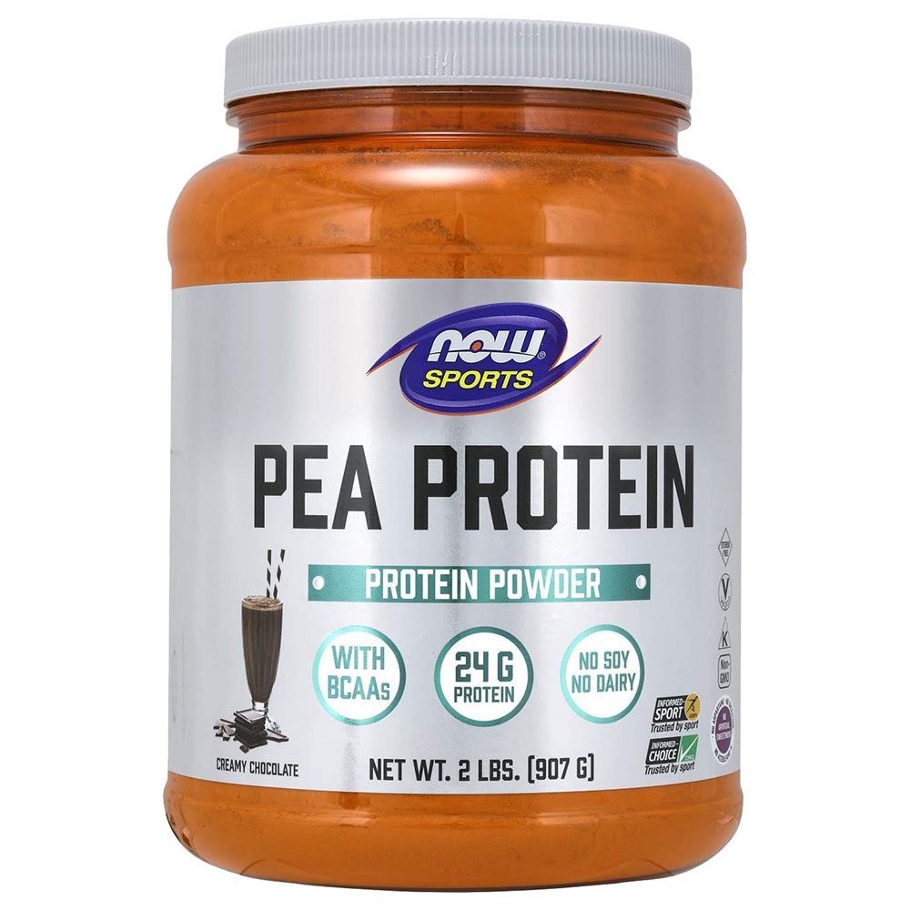 Now Pea Protein Chocolate Powder 2 Lb