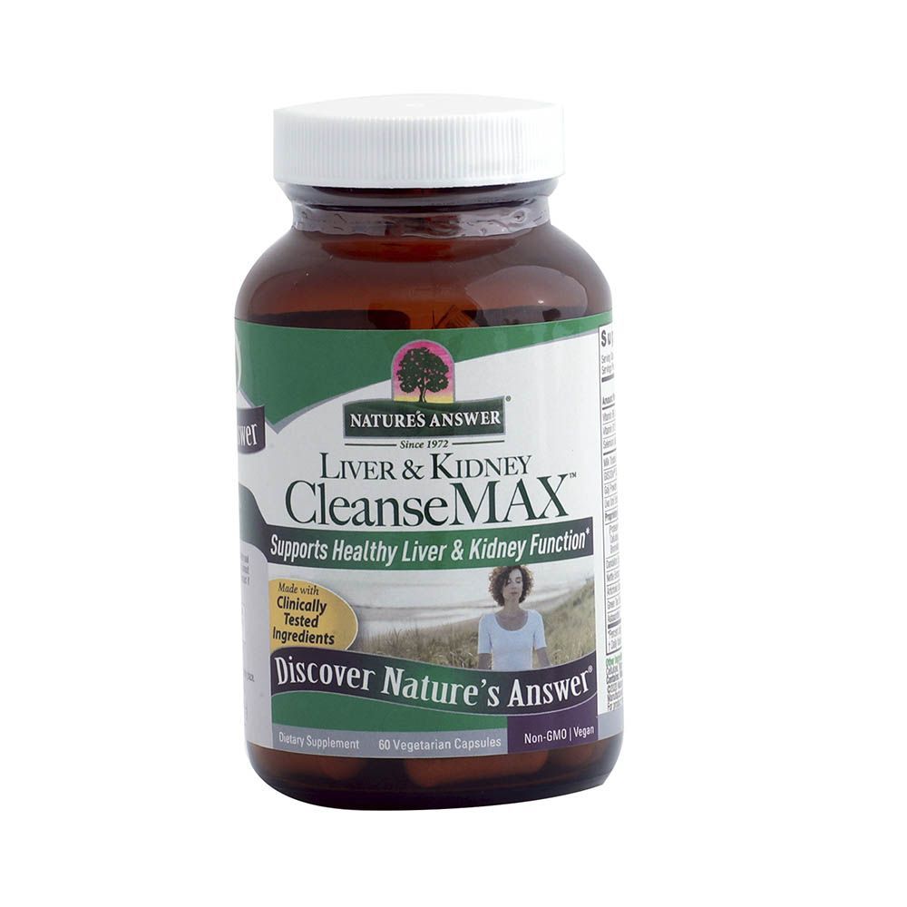 Nature&#039;s Answer Liver &amp; Kidney CleanseMAX Vegetarian Capsules 60&#039;s