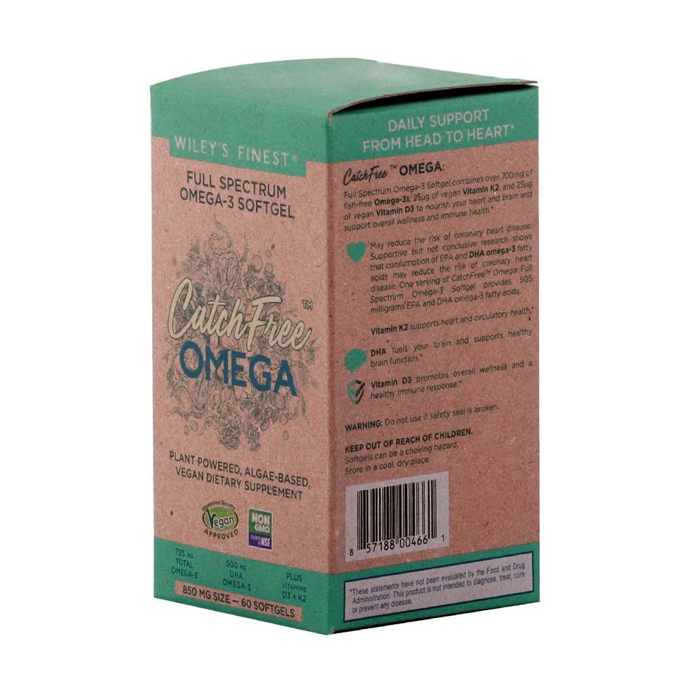 Wiley&#039;s Finest CatchFree Full Spectrum Omega 3 Softgel 60&#039;s