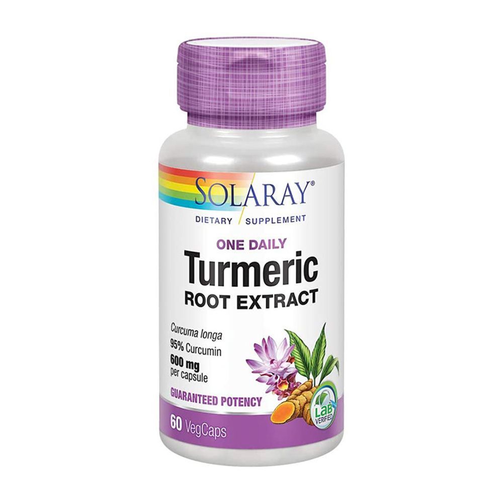 Solaray Once Daily Turmeric Root Extract VegCaps 60&#039;s