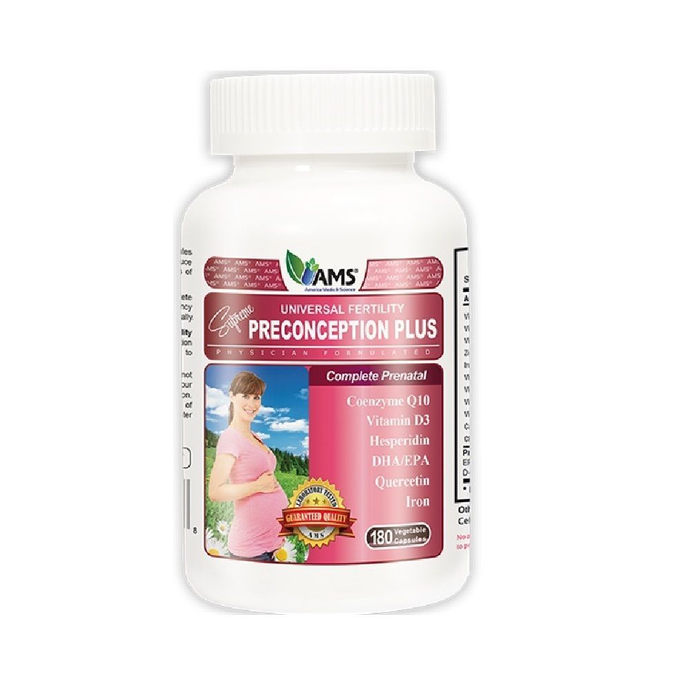 AMS Preconception Plus كبسولات نباتية