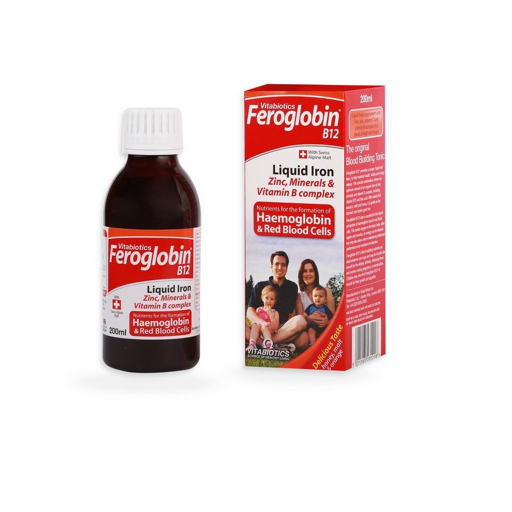 Vitabiotics Feroglobin B12 Syrup 200 mL