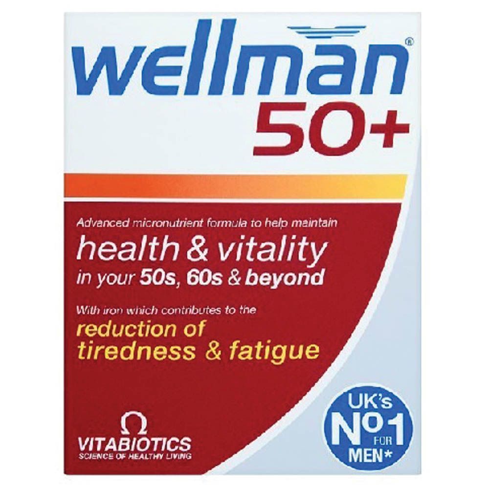 Vitabiotics Wellman 50+ Tablets 30&#039;s