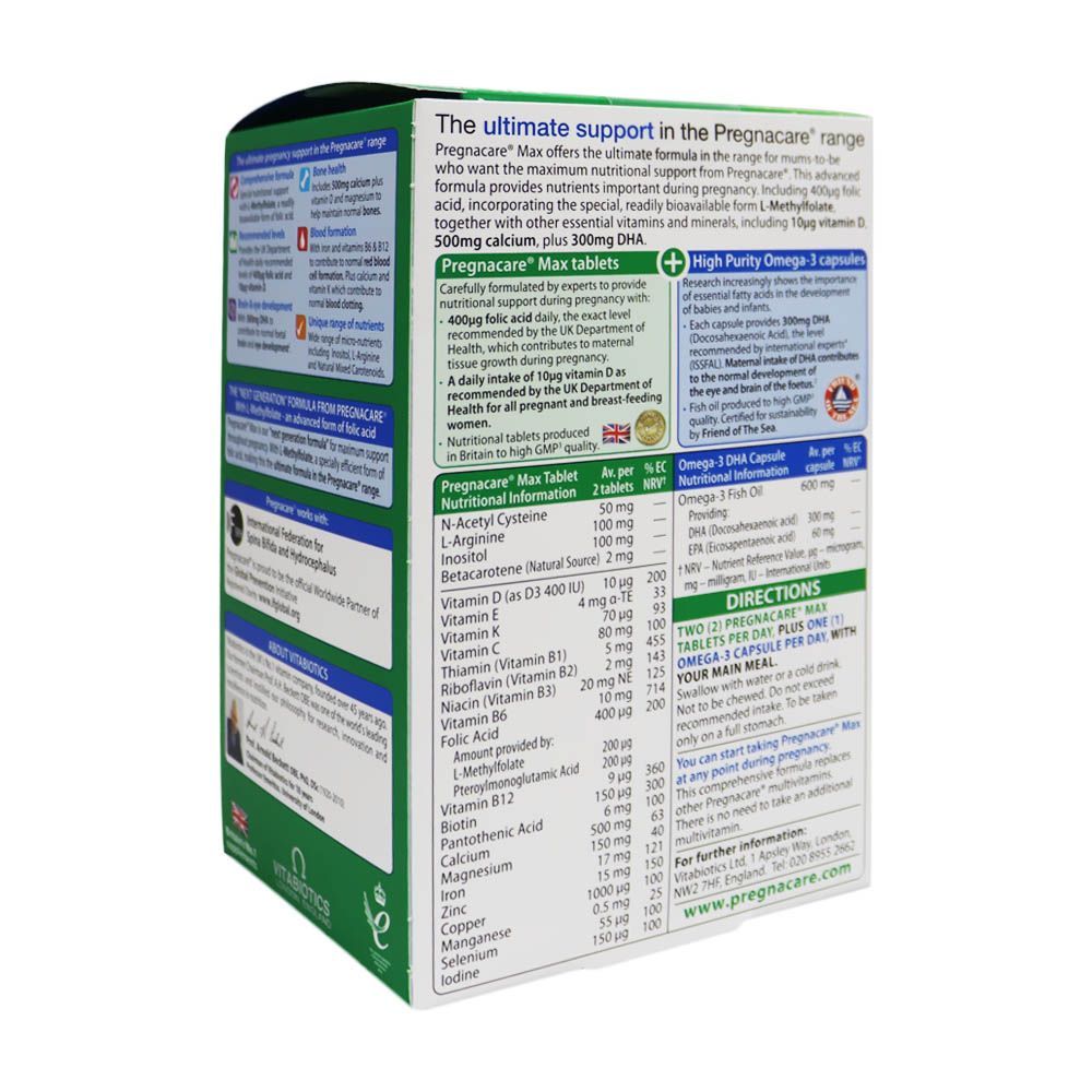 Vitabiotics Pregnacare Max Tablets/Capsules 84&#039;s