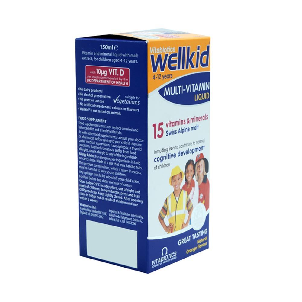 Vitabiotics Wellkid Multi-Vitamin Liquid 150 mL