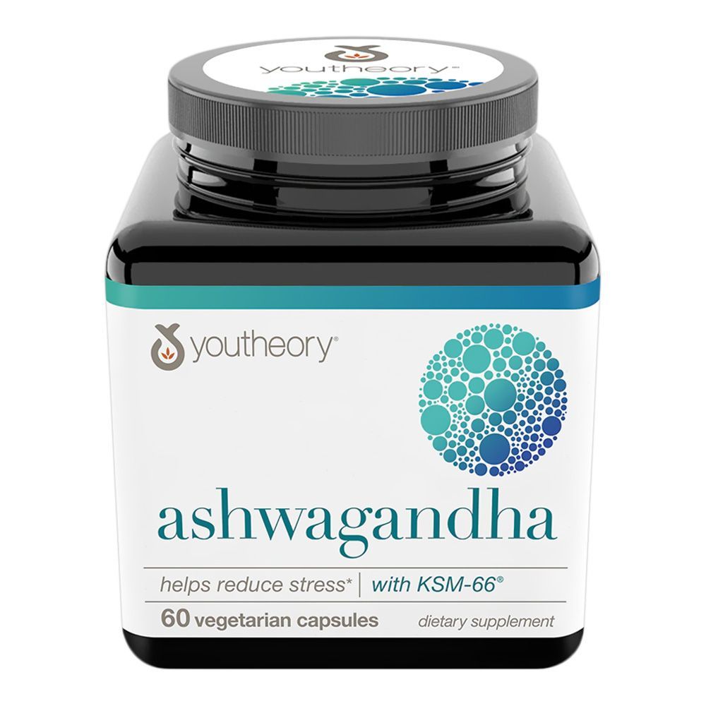 Youtheory Ashwagandha 1000 mg Vegetarian Capsule 60&#039;s