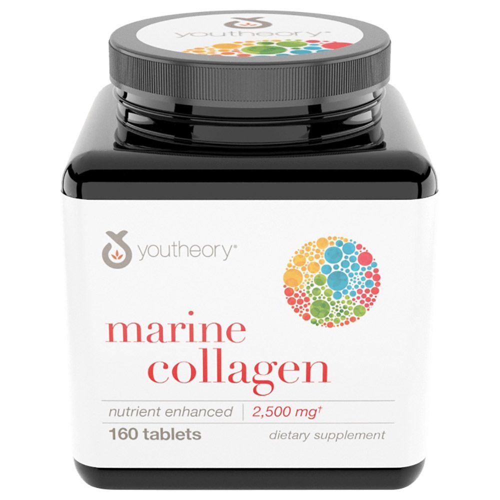 Youtheory Marine Collagen 2500 mg Tablets 160&#039;s