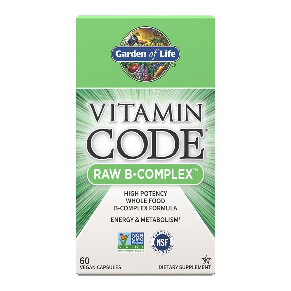 Garden of Life Vitamin Code Raw B-Complex Vegan Capsule 60&#039;s
