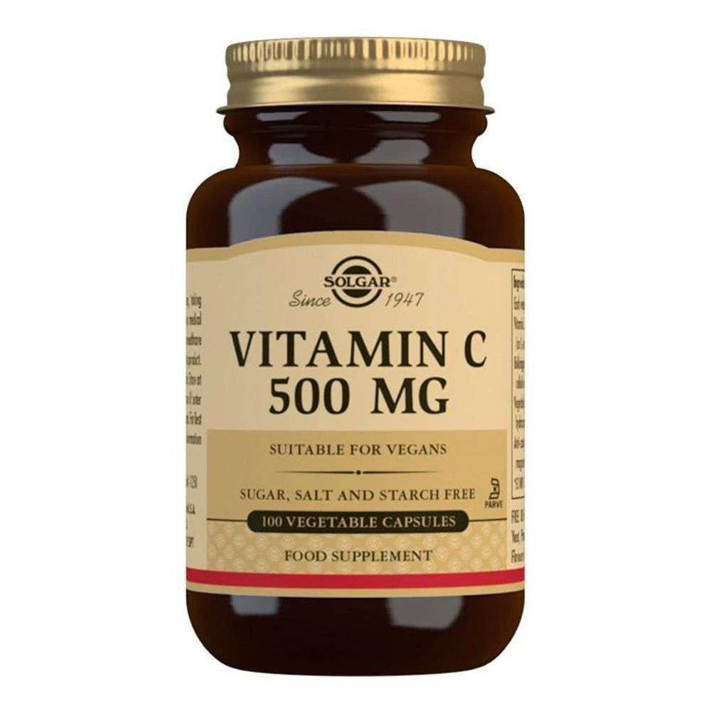 Solgar Vitamin C 500 mg Vegetable Capsules 100&#039;s