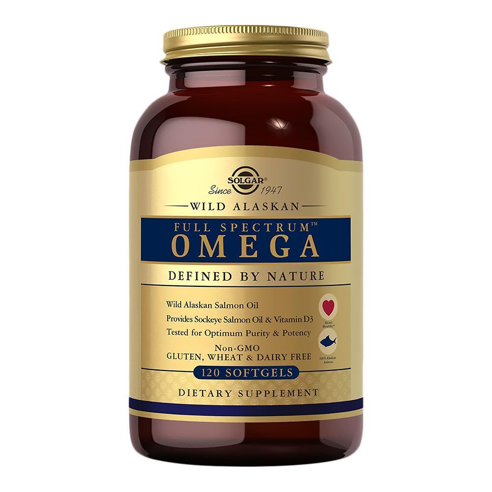 Solgar Wild Alaskan Full Spectrum Omega Softgels 120&#039;s