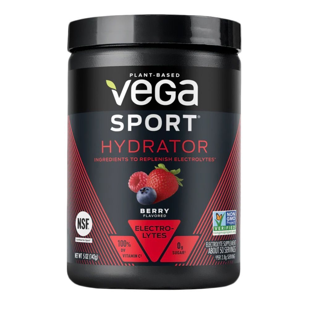 Vega Sport Electrolyte Hydrator Plant Based Powder Berry 142 g