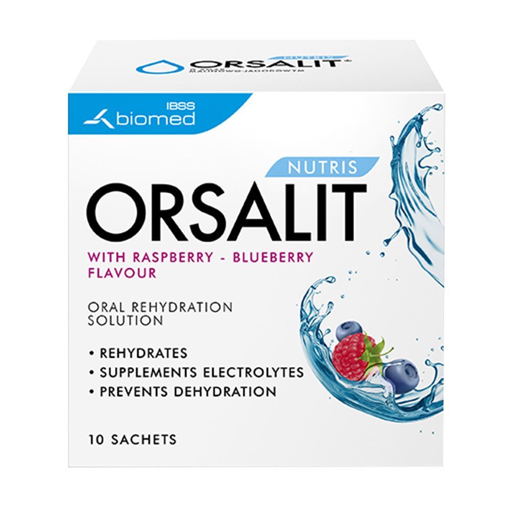 Orsalit Nutris مسحوق محلول معالجة الجفاف بالفم 10 حبات