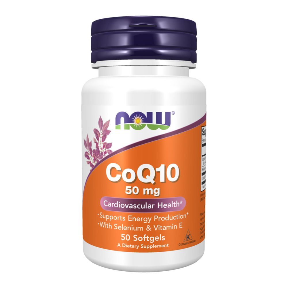 Now CoQ10 50 mg Softgel 50&#039;s