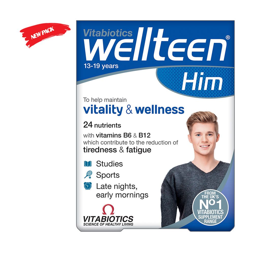 Vitabiotics Wellteen Him Tablets 30&#039;s