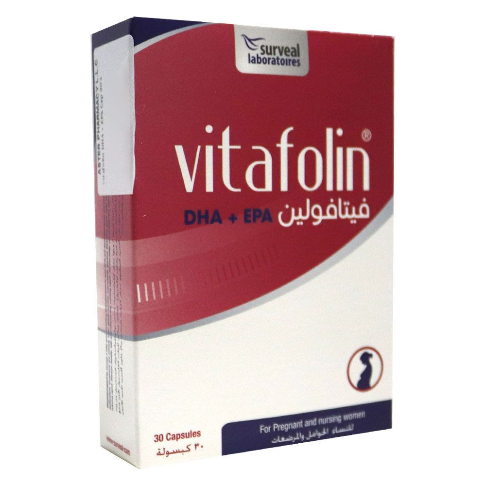 Vitafolin DHA + EPA Capsules 30&#039;s