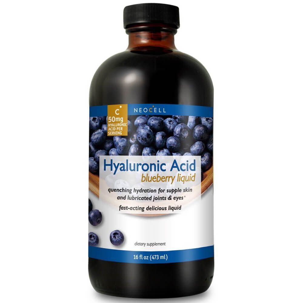 NeoCell Hyaluronic Acid Blueberry Liquid 16 fl oz, 473 mL