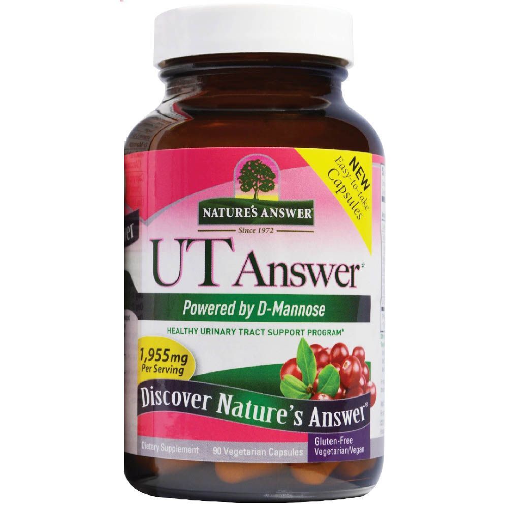 Nature&#039;s Answer UT Answer 1955 mg Vegetarian Capsules 90&#039;s,Expiry Date:September-2022