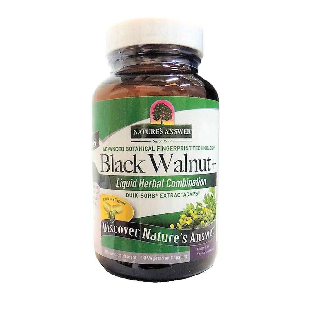 Nature&#039;s Answer Black Walnut + Vegetarian Capsules 90&#039;s