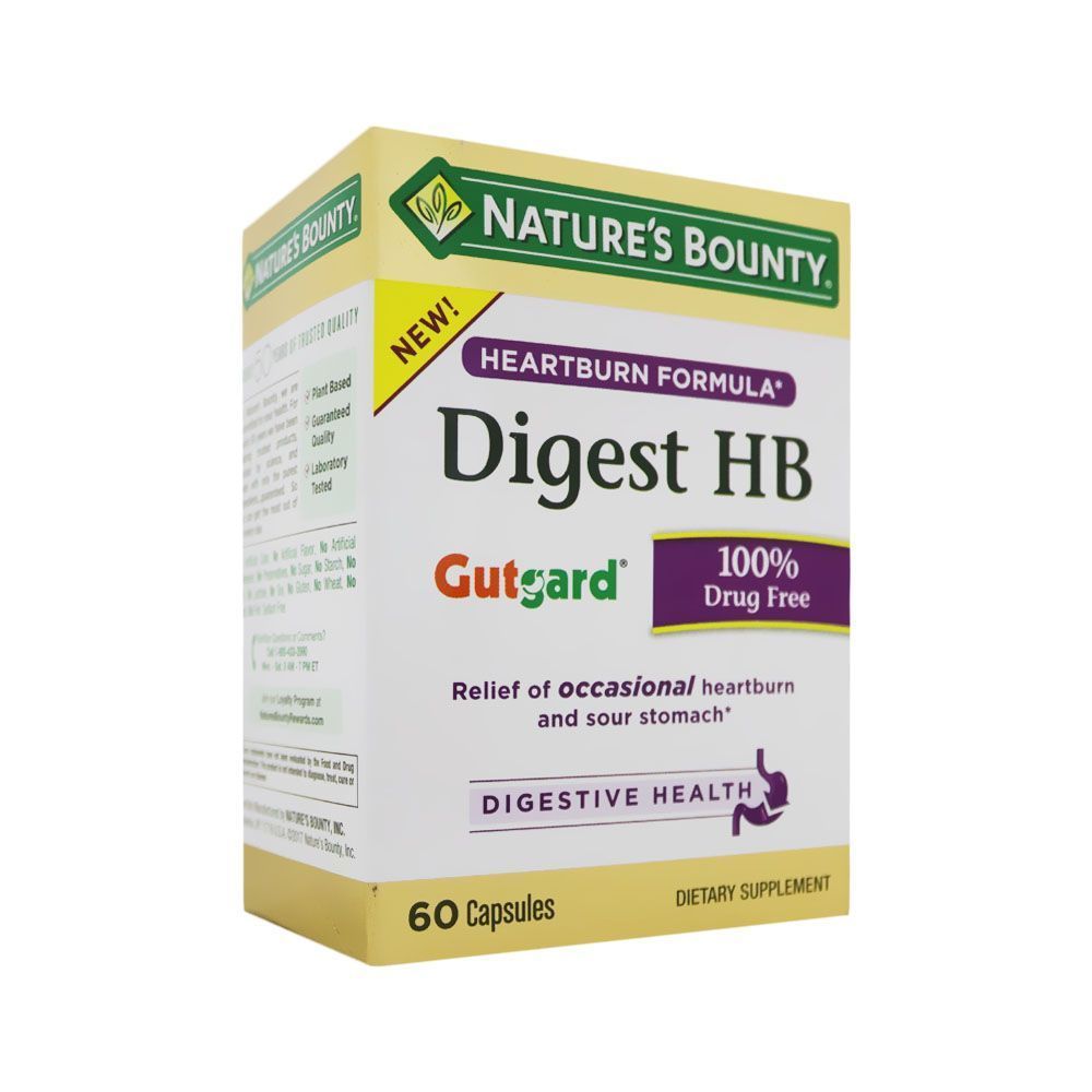 كبسولات Nature's Bounty Digest HB 60 كبسولة