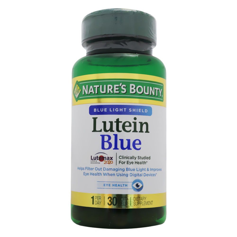 Nature&#039;s Bounty Lutein Blue Softgels 30&#039;s